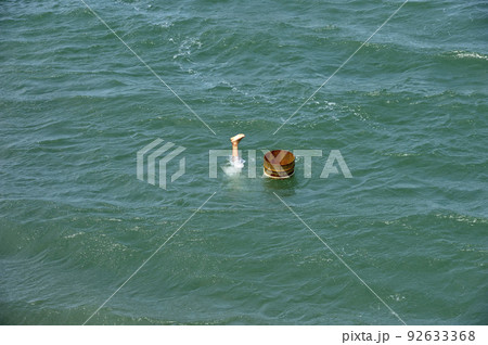 伊勢ミキモト真珠島海女実演　三重県 92633368
