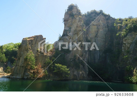 春の北木島の風景　岡山 92633608