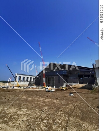 建設中のボールパーク（北海道北広島市） 92635219