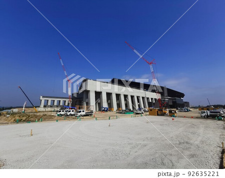 建設中のボールパーク（北海道北広島市） 92635221