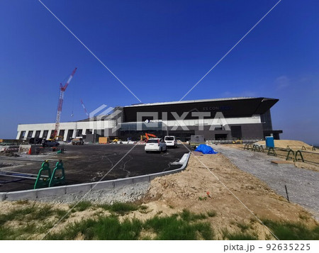 建設中のボールパーク（北海道北広島市） 92635225