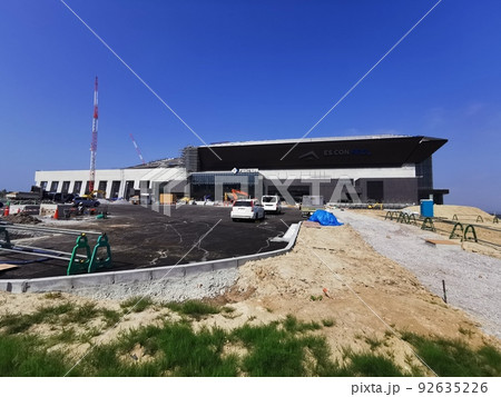 建設中のボールパーク（北海道北広島市） 92635226