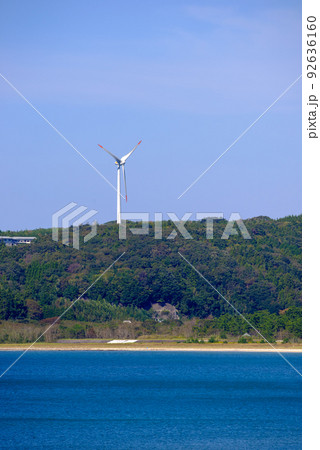 風力発電 風力発電の風車がある風景 風力発電 風力発電の風車がある風景 92636160