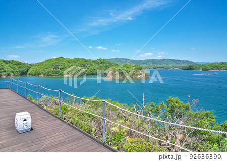 【志摩地中海村より英虞湾の風景】 三重県志摩市浜島町迫子 92636390