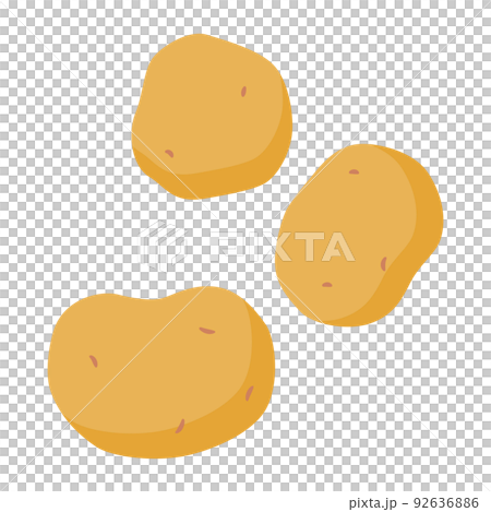 Vegetable illustration potato 92636886