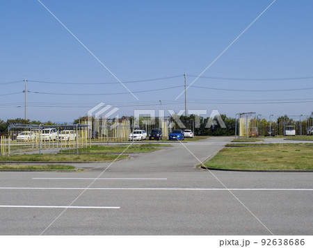 自動車教習所のコース(イメージ) 92638686