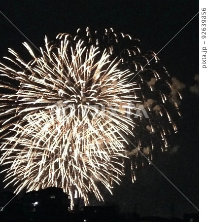 夜の中花火　花火　夜 92639856