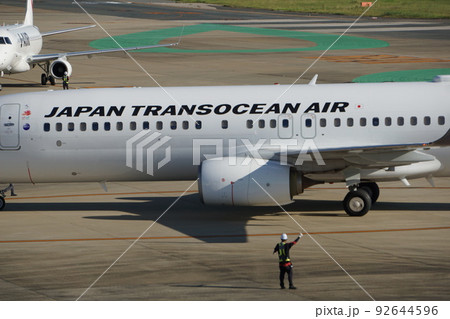 福岡空港の飛行機 福岡空港の飛行機 92644596