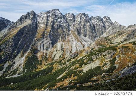 Autumn scene, High Tatras mountains, Slovakia Autumn scene, High Tatras mountains, Slovakia 92645478