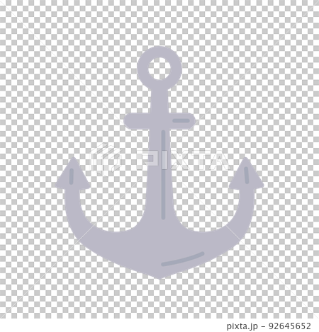 A simple anchor illustration material A simple anchor illustration material 92645652