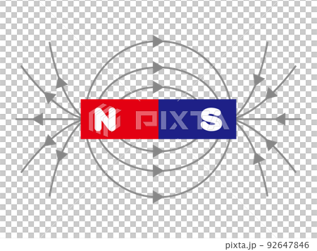 Magnet experiment illustration material 3 92647846