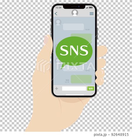 智能手機(SNS) 智能手機(SNS) 92648915
