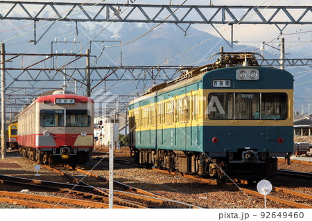 三岐鉄道三岐線：保々車両区にて 92649460