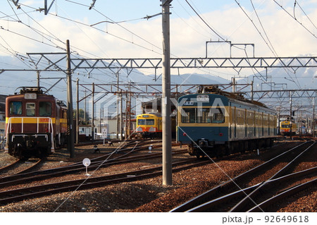 三岐鉄道三岐線：保々車両区にて 92649618