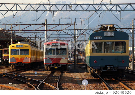 三岐鉄道三岐線：保々車両区にて 92649620