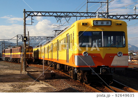 三岐鉄道三岐線：保々車両区にて 92649635