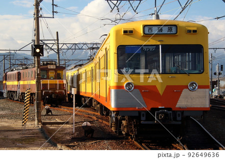 三岐鉄道三岐線：保々車両区にて 92649636