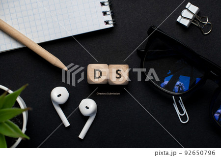 Concept business marketing acronym DS or Directory Submission Concept business marketing acronym DS or Directory Submission 92650796