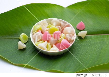 Aa lue, Thai sweet dessert. Sugar candy Aa lue, Thai sweet dessert. Sugar candy 92651226