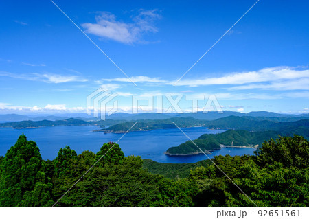 福井県若狭　エンゼルラインからの若狭湾 92651561