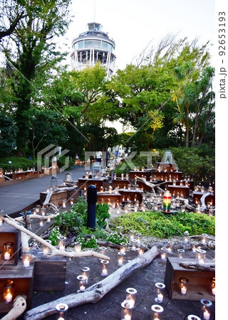 奈川県藤沢市　サムエル・コッキング苑湘南キャンドルとシーキャンドル（展望灯台） 92653193