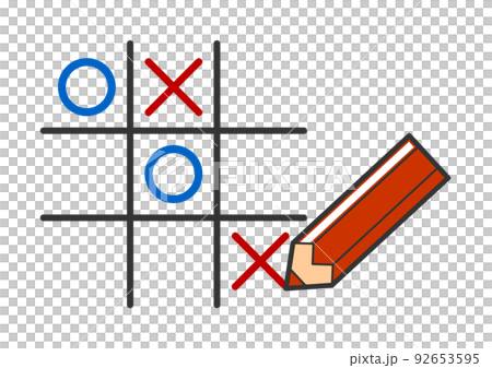 A game where you write circles and crosses to decide the winner A game where you write circles and crosses to decide the winner 92653595
