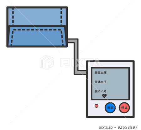 家庭で血圧を記録して健康管理できる器具 家庭で血圧を記録して健康管理できる器具 92653897