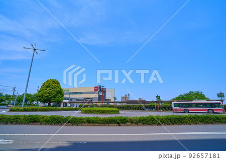 東京都稲城市の稲城駅(京王相模原線)を駅前ロータリー側から見るの写真素材 [92657181] - PIXTA