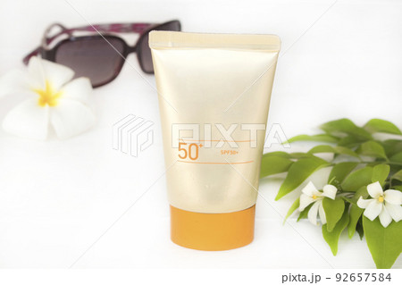 sunscreen spf50 cosmetics health care for skin face of lifestyle woman relax  92657584