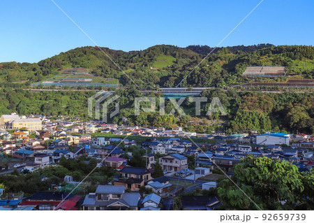 山北町の街並み（神奈川県山北町） 92659739