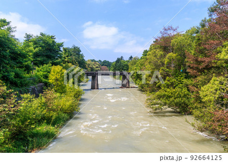 北海道三笠市、炭鉱時代の生活を支えた幾春別橋【7月】 92664125