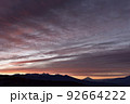 霧ヶ峰からの富士山朝焼 92664222