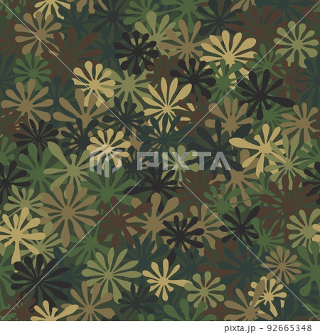 Texture military camouflage seamless pattern. Army and hunting texture 92665348