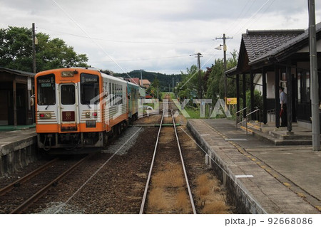 ローカル線の駅 前郷駅 由利高原鉄道 秋田県 由利本荘市 ローカル線の駅 前郷駅 由利高原鉄道 秋田県 由利本荘市 92668086