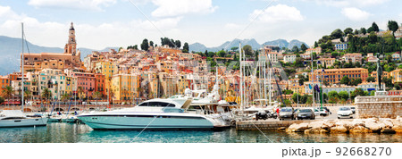 Menton embankment, France Menton embankment, France 92668270