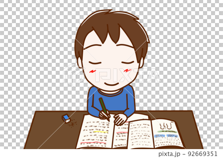 (上身前) 一個愛笑,喜歡學習的男孩 (上身前) 一個愛笑,喜歡學習的男孩 92669351