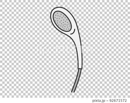 シャワーヘッドのイラスト シャワーヘッドのイラスト 92671572