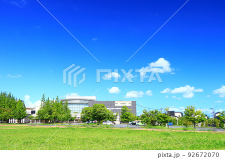 知立市、知立市文化会館の風景 92672070