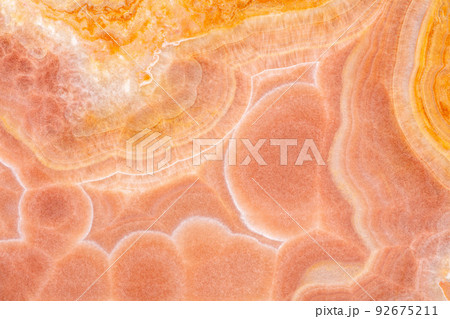 Super exotic soft orange onyx background for design project. 92675211