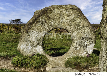 Men-an-Tol known as Men an Toll or Crick Stone 92675258