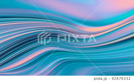 Neon Striped Background 92676332