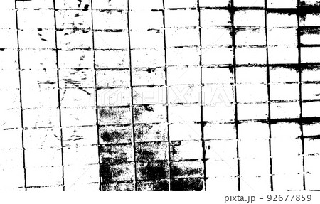 Grunge brick, lattice vector background. Urban old peeled wall. 92677859