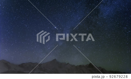 中国雲南省・徳欽 梅里雪山と満天の星 92679228