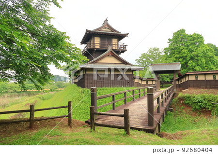逆井城の景観 92680404