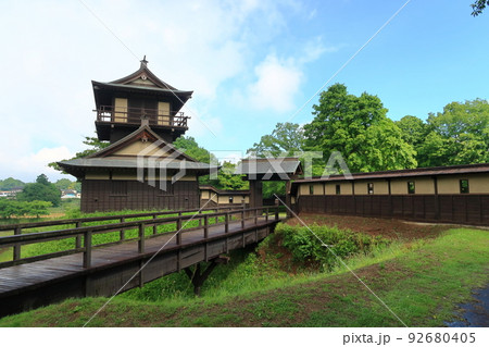 逆井城の景観 逆井城の景観 92680405