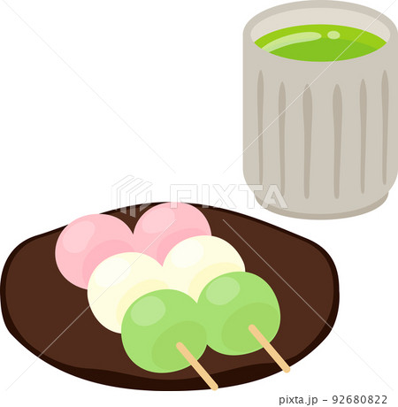 三色団子、花見団子 92680822