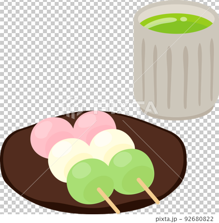 三色団子、花見団子 92680822