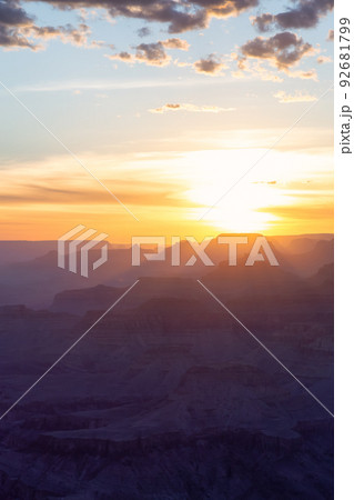 Desert Rocky Mountain American Landscape. Desert Rocky Mountain American Landscape. 92681799