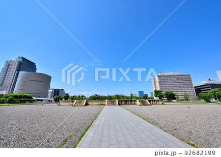 大阪市の難波宮跡公園 92682199