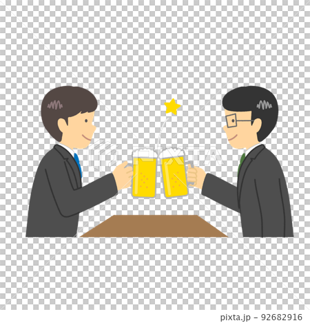 有酒會的男性上班族 92682916